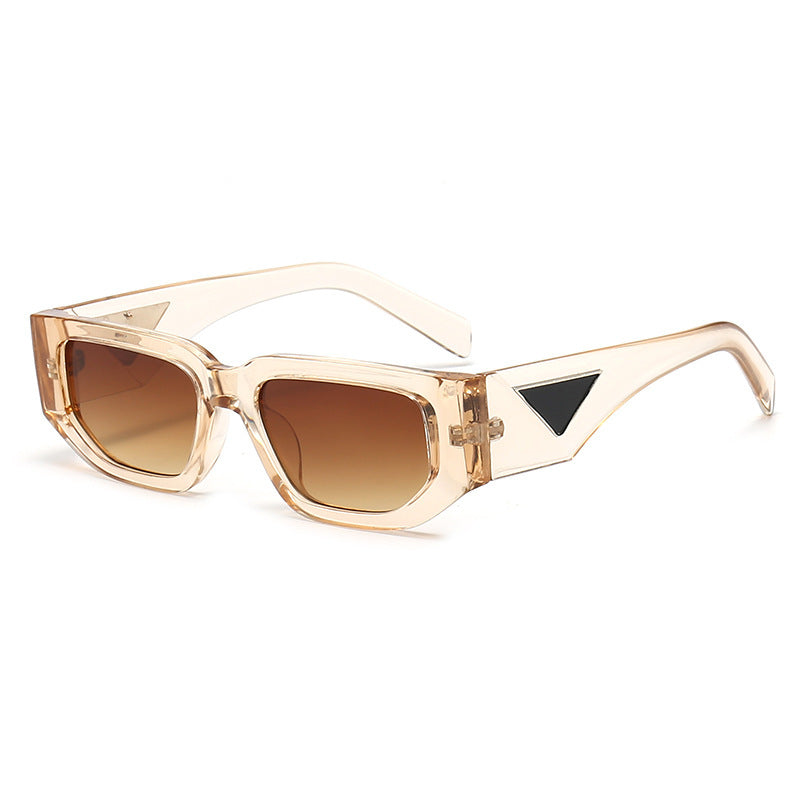 Damen Modische Rechteckige Sonnenbrille mit eleganten Akzenten Brehn