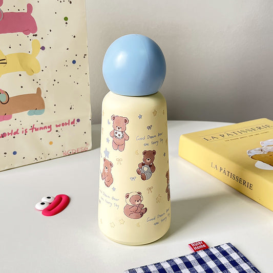 Damen Isolierflasche mit süßem Bärenmotiv Brehn