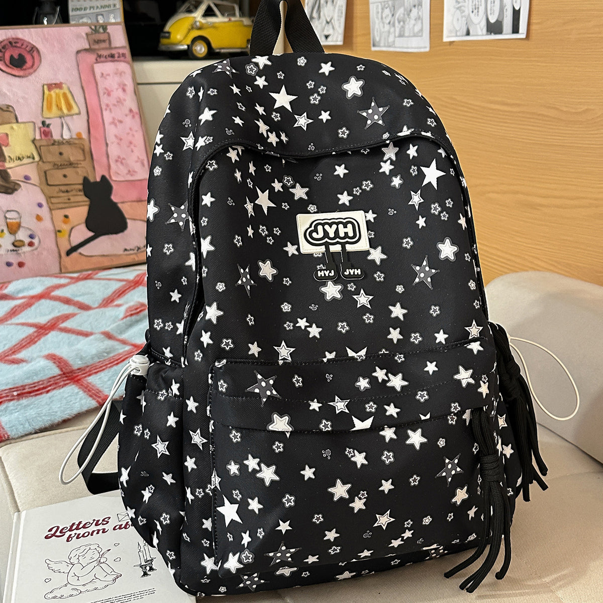 Stylische Stern-Print Rucksack Brehn 1791205440