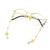 Elegante Perlen Drop Dangle Ohrringe Brehn