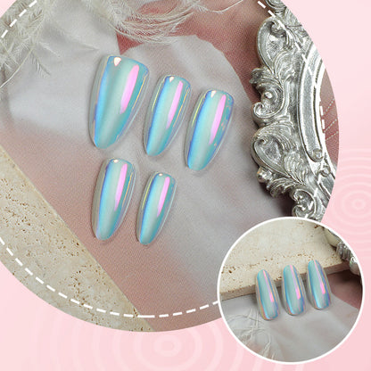 Elegantes Press-On-Nagelkunstset mit irisierendem Finish Brehn