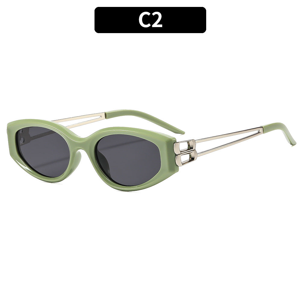 Stylische Retro Schmetterlingssonnenbrille