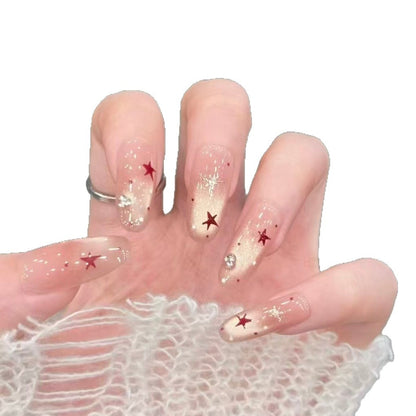 Luxuriöse Glitzernde Acryl Nagelkunst Brehn