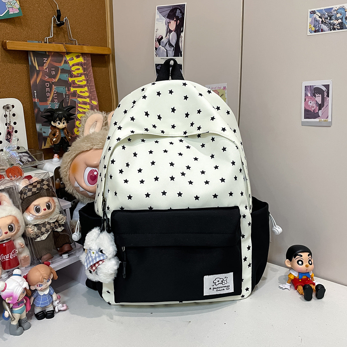 Stylischer Sternenprint-Rucksack