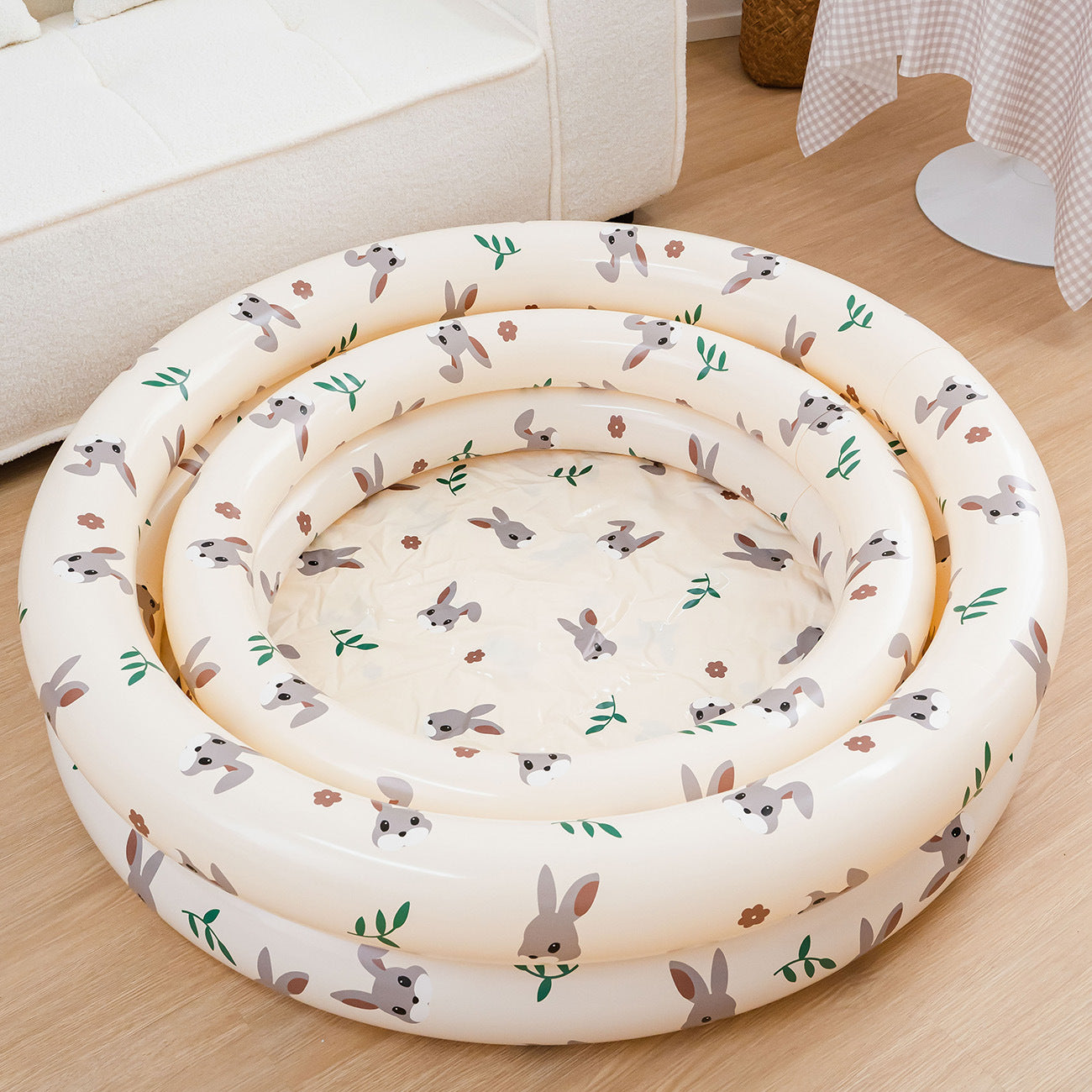 Damen aufblasbares Planschbecken mit buntem Meeresdesign Brehn