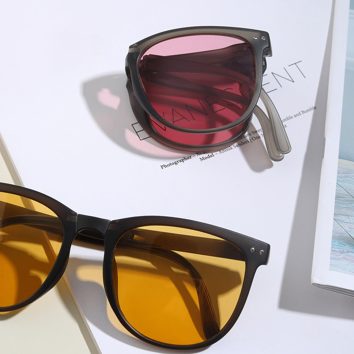 Damen stylische Sonnenbrille mit luxuriösem Acetat-Rahmen Brehn