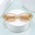Damen modische Sonnenbrille mit ovalem Design und UV-Schutz Brehn