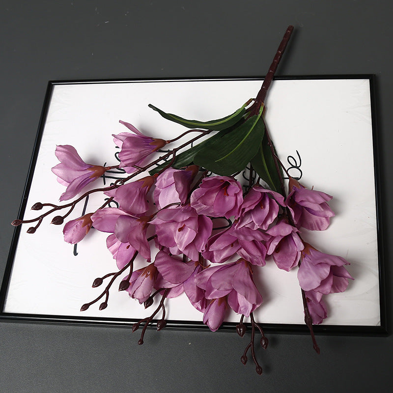 Realistische künstliche Orchideenarrangement