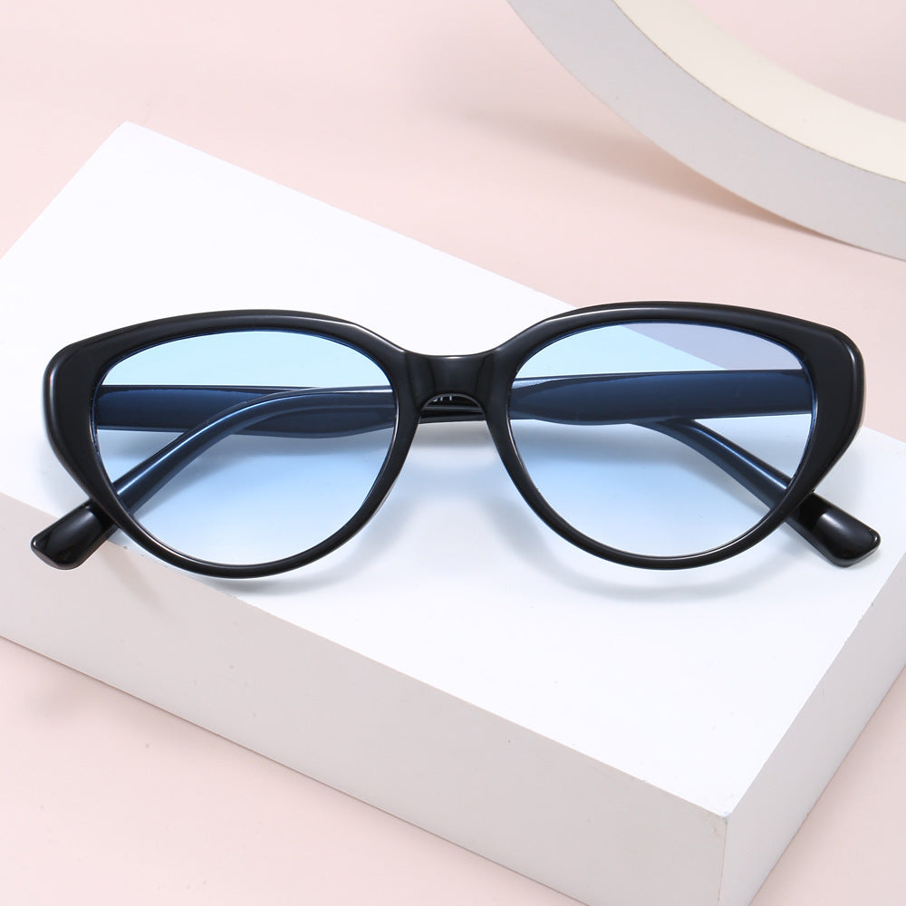 Damen Cat-Eye Sonnenbrille mit trendigem Leopardenmuster Brehn