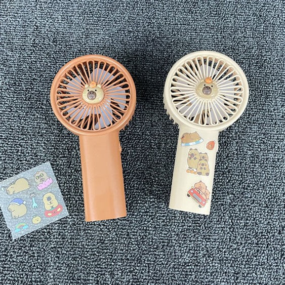 Unisex Tragbarer Handventilator mit niedlichem Tierdesign und USB-Ladefunktion Brehn