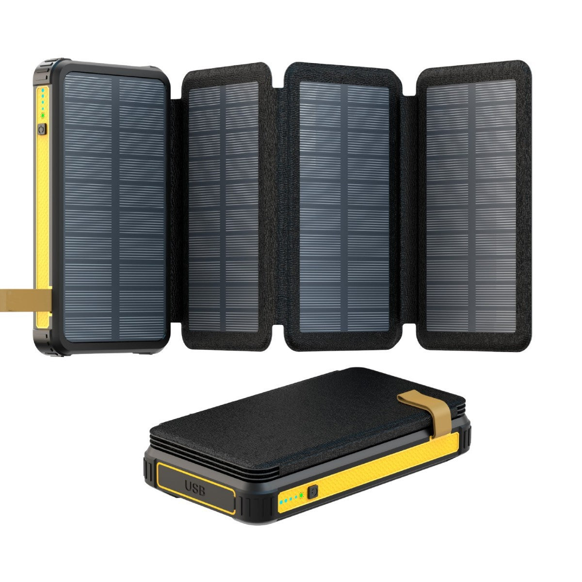 Solarbetriebene Powerbank Mit Schnellladefunktion Von Brehn