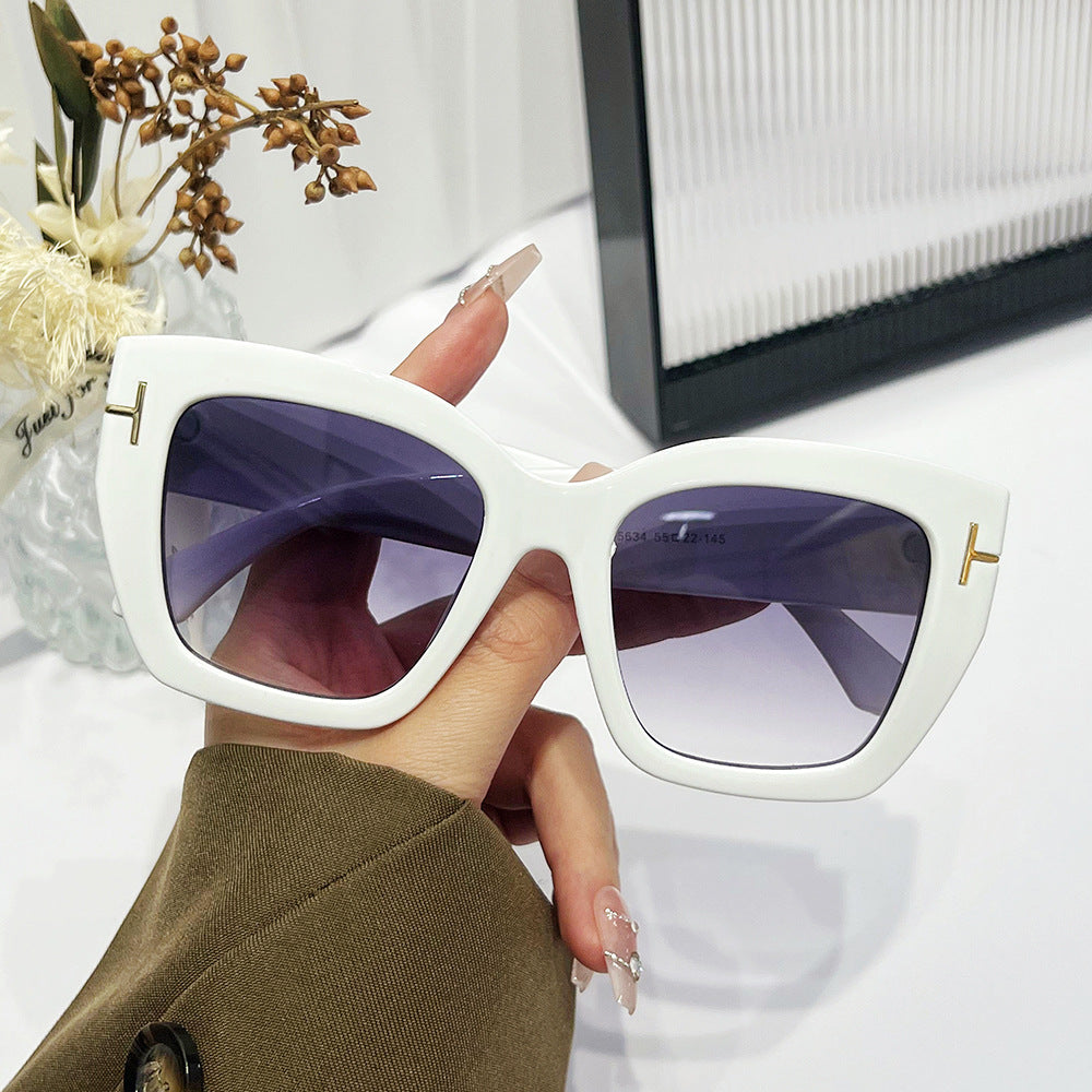 Moderne Übergroße Quadratische Sonnenbrille Brehn