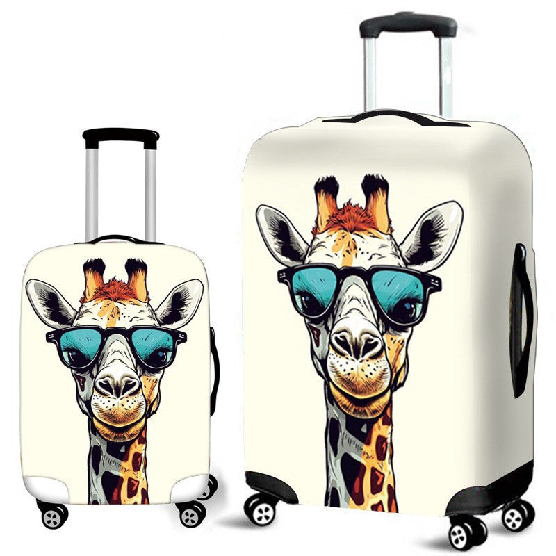 Unisex Hartschalenreisekoffer mit kreativem Giraffenmotiv Brehn