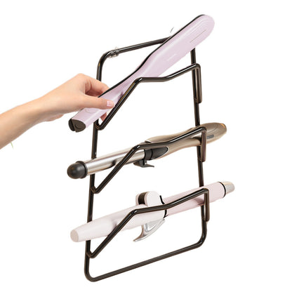 Wandmontierter hitzebeständiger zweistufiger Haartool-Halter Rack