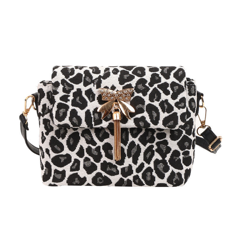 Chic Leopardenmuster Umhängetasche Brehn