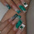 Künstlerische Press-On Nagelkunst Extensions Brehn