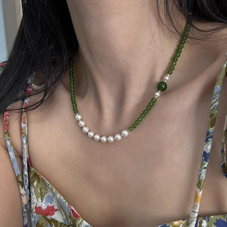 Elegante Perlenkette Brehn