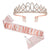 Damen Kristallgeburststags-Tiara und Schärpe-Set Brehn