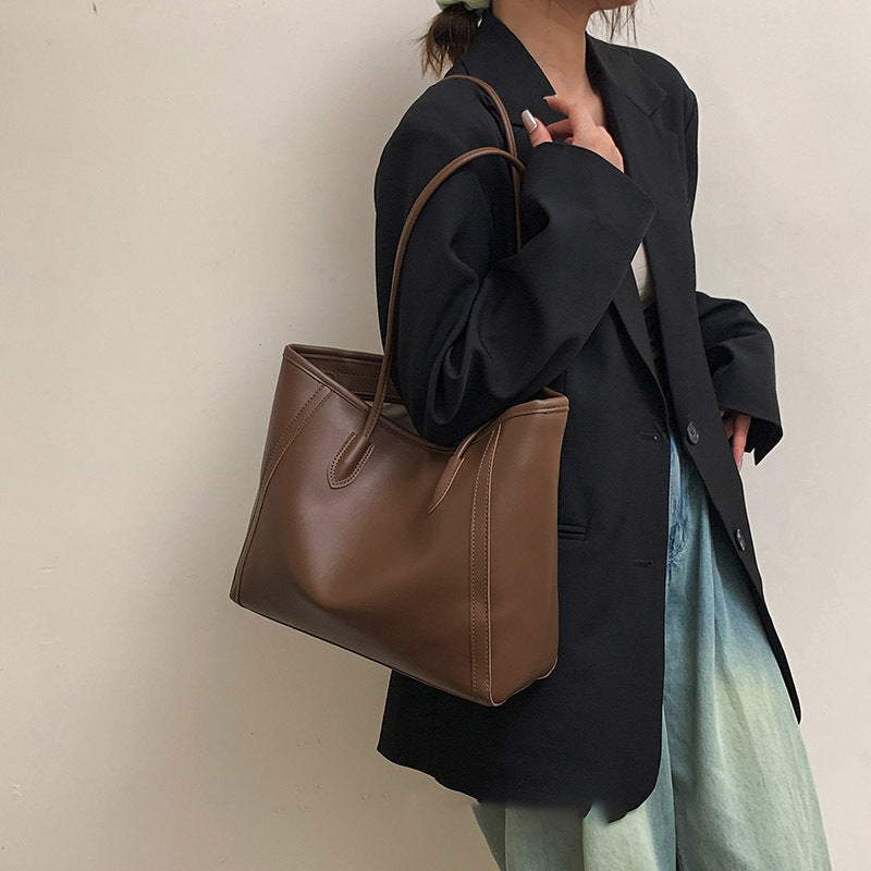 Klassische Kunstleder Tote Bag Brehn