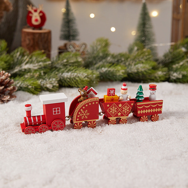 Dekoratives Weihnachtszug-Set Brehn