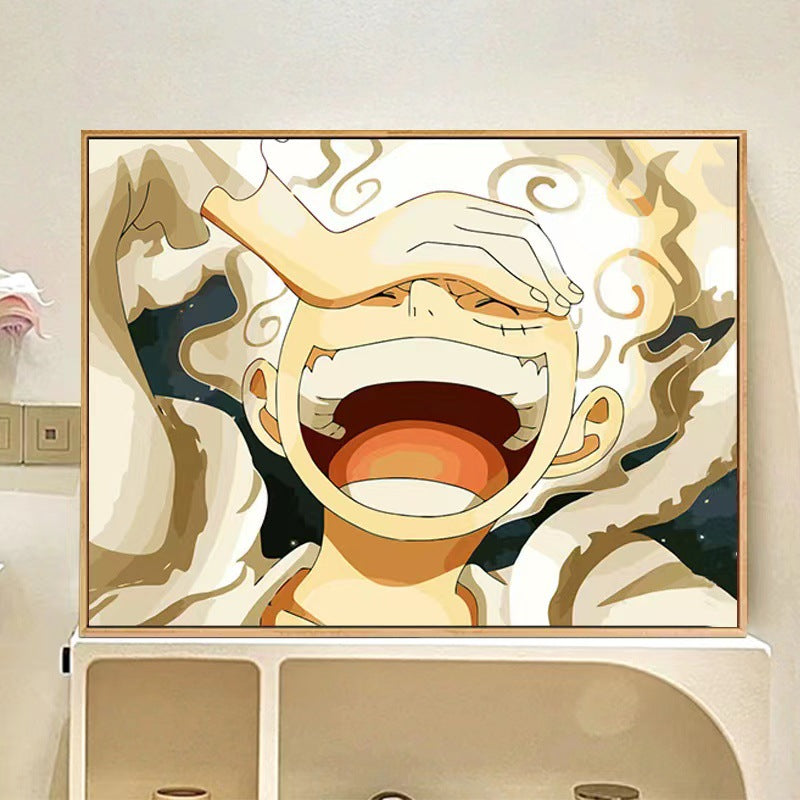 Anime-inspirierter Charakter Kunstdruck Brehn