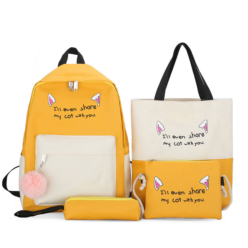 Hübsches Tiermotiv-Rucksacksset Brehn