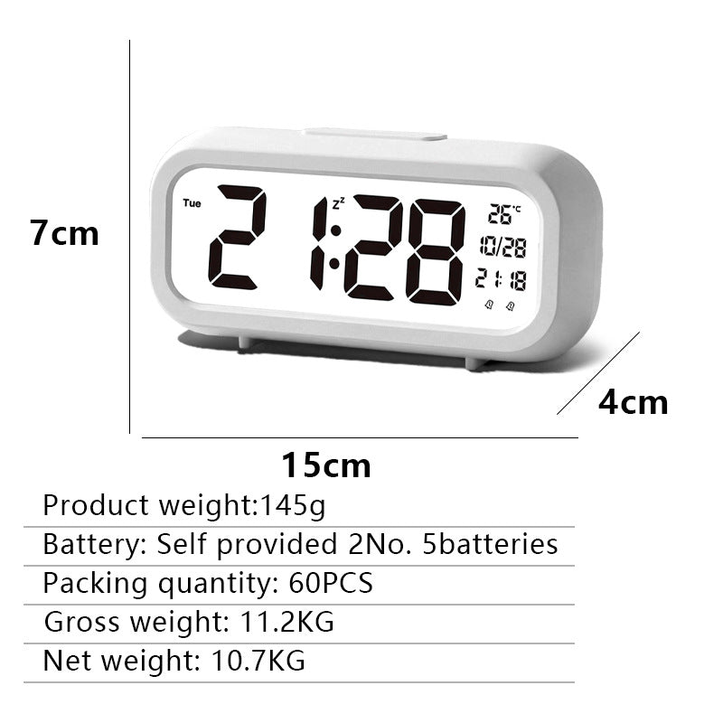 Digitaler Wecker mit Temperaturanzeige und Großem Led-Display Brehn
