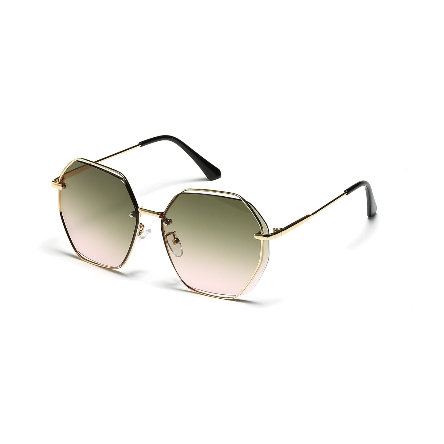 Damen modische achteckige Sonnenbrille mit elegantem Rahmen Brehn