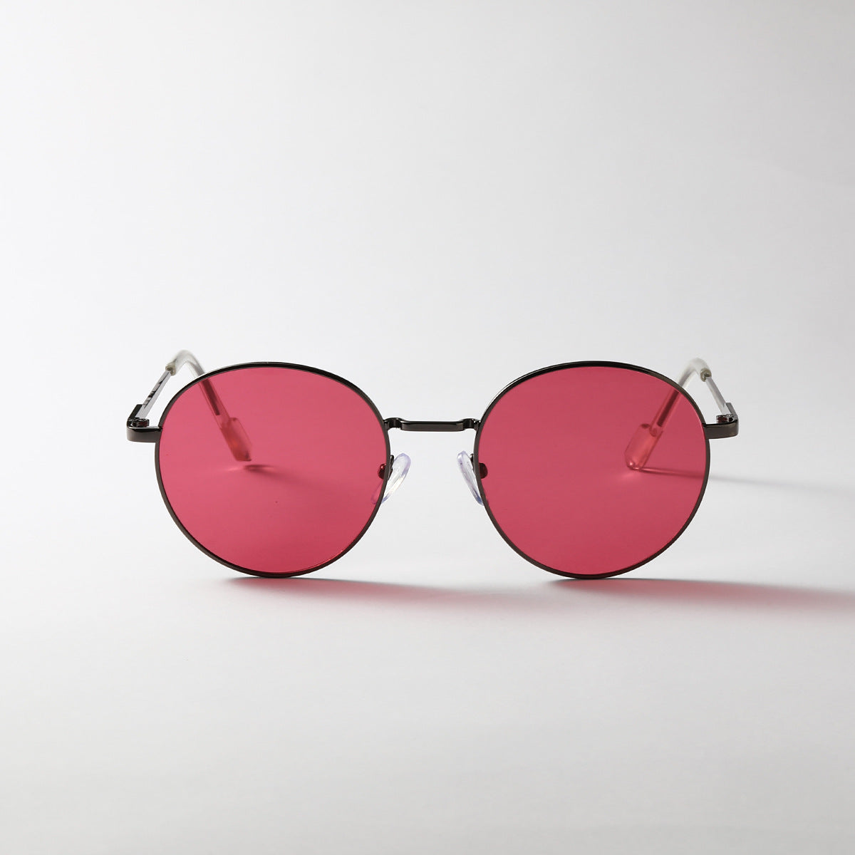 Damen runde Sonnenbrille mit luxuriösem Metallrahmen und UV-Schutz Brehn