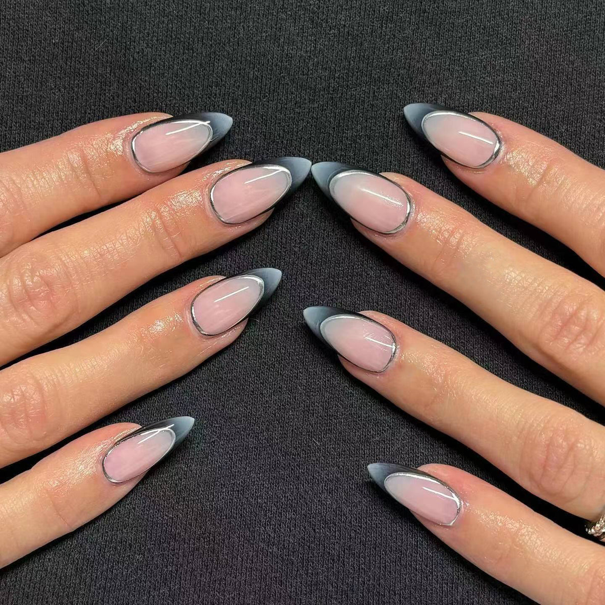 Stiletto Kunstnägel mit eleganter Ombre-Gestaltung Brehn