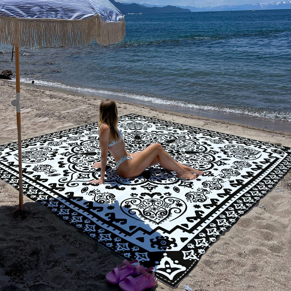 Mandala Design Strandmatte Brehn