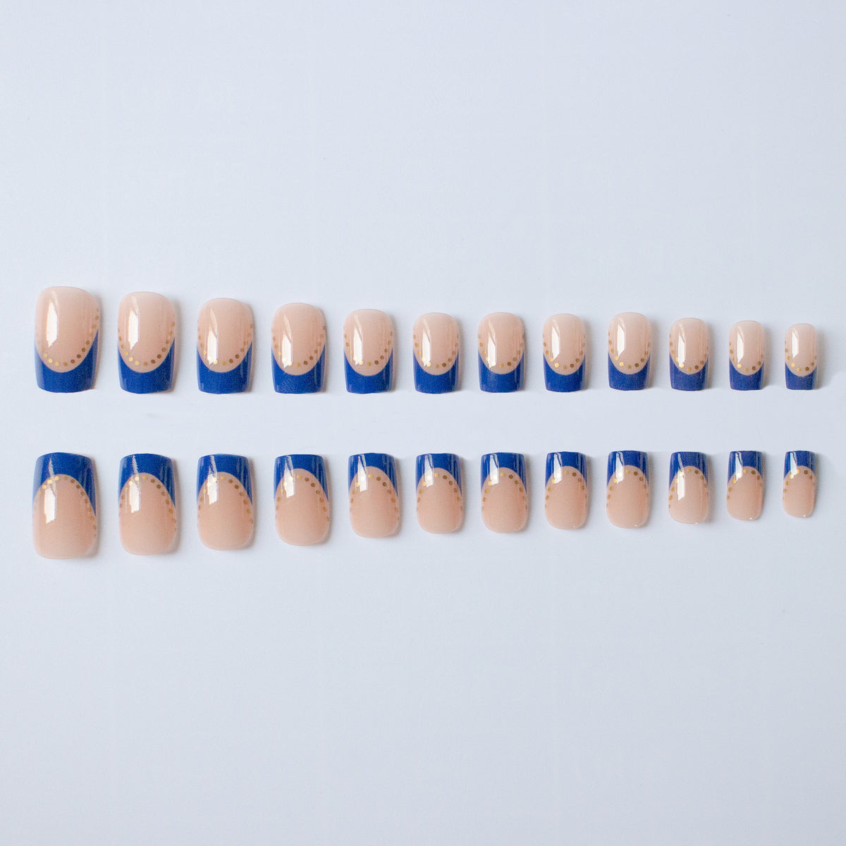 Elegantes French Tip Gel Nagel Kunst Kit