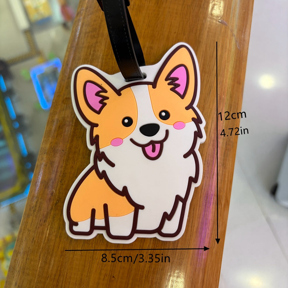 Corgi-förmiger Gepäckanhänger Brehn