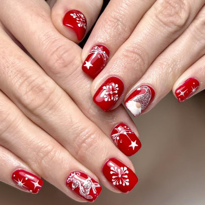 Festliche Feiertags-Themen 3D Nagelkunst-Erweiterungen Brehn