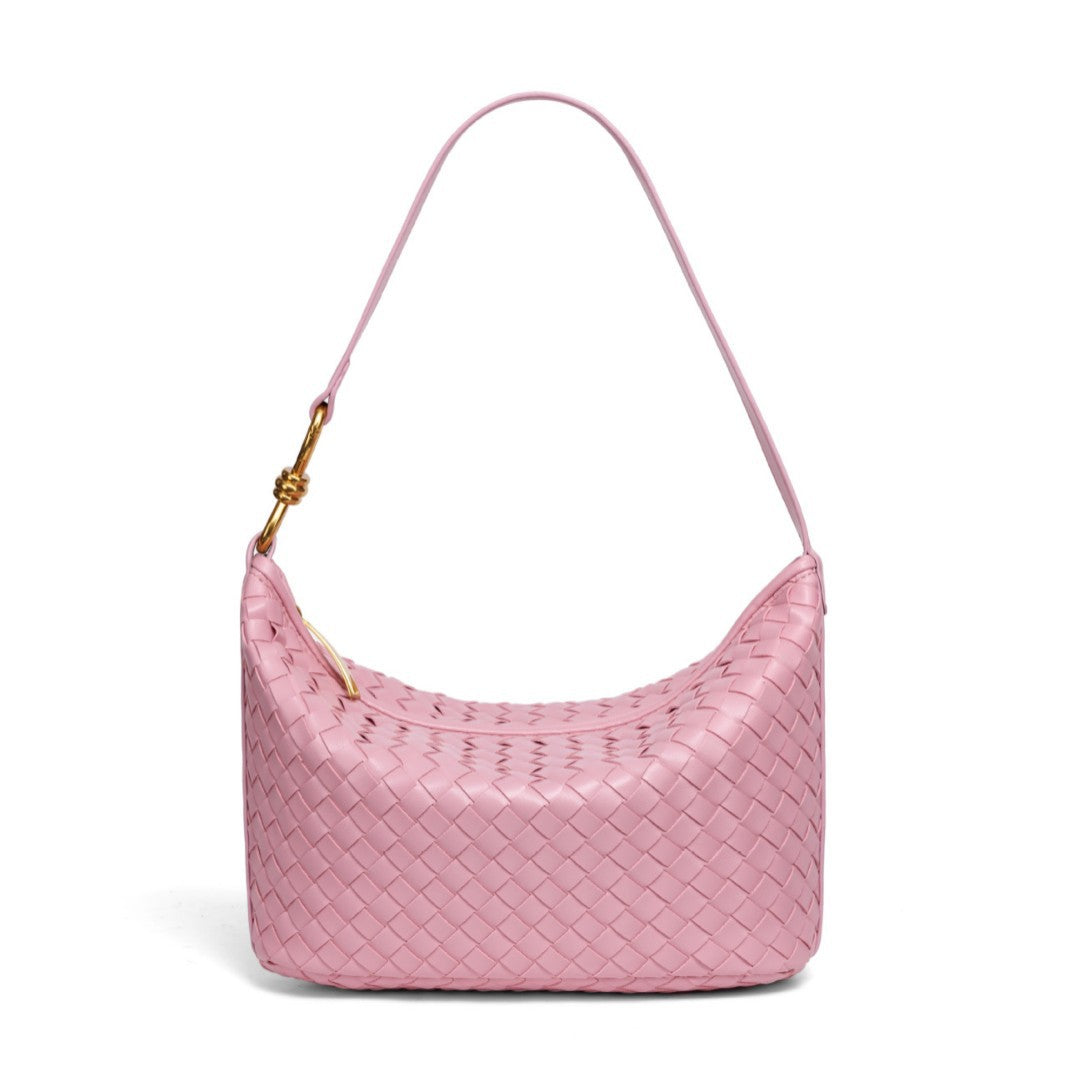 Stylische Geflochtene Leder-Handtasche Brehn