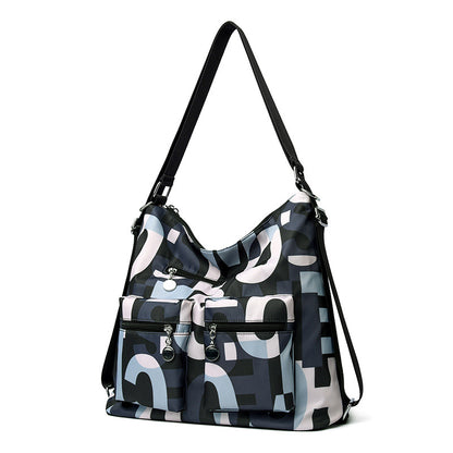Geräumige Mehrfachtaschen-Schultertasche Brehn
