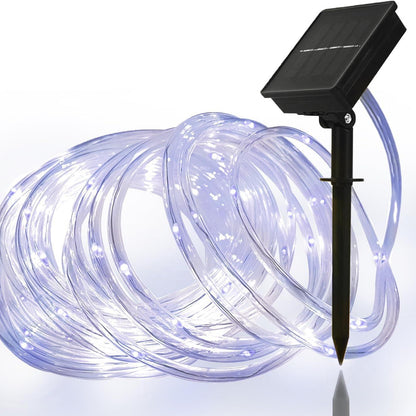 Solarbetriebene Warmweiße flexible LED-Seile Lichter für Baum- und Landschaftsbewicklung Brehn