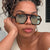 Herren Bold Retro-inspirierte quadratische Sonnenbrille Brehn