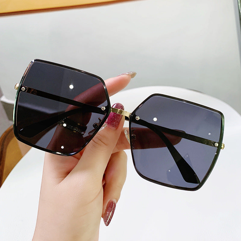 Damen modische quadratische Sonnenbrille mit polarisierenden Gläsern Brehn