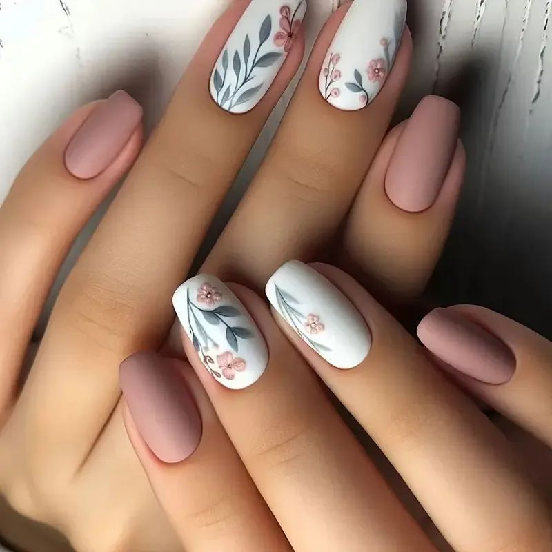 Floral Nail Art Design Brehn 1789915300