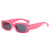 Damen modische Sonnenbrille mit rechteckigem Stil und UV-Schutz Brehn
