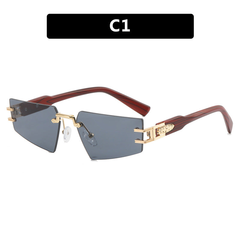 Damen modische Sonnenbrille mit eleganter quadratischer Rahmenkonstruktion und luxuriösen Details Brehn