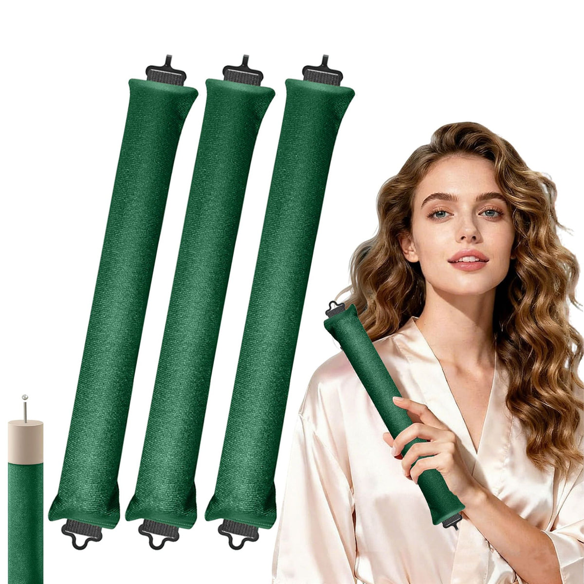 Hitzefreie Lockenstab-Set