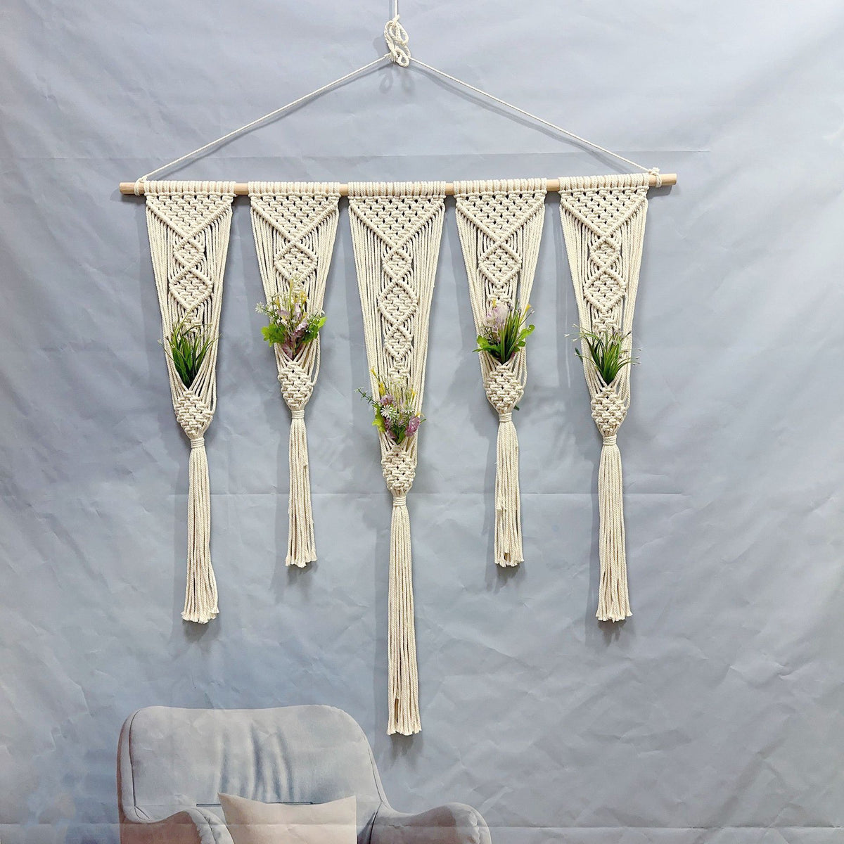 Macrame Wandhängenden Pflanzer Brehn