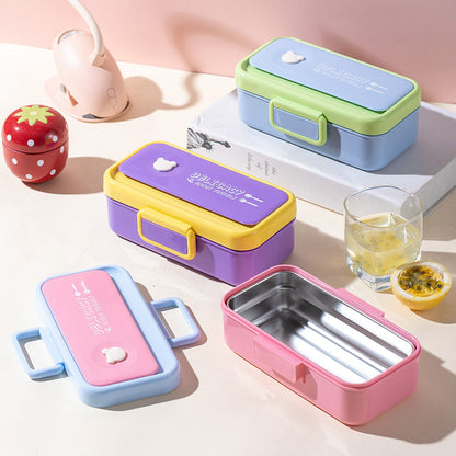 Dual-Compartment Bento Lunch Box