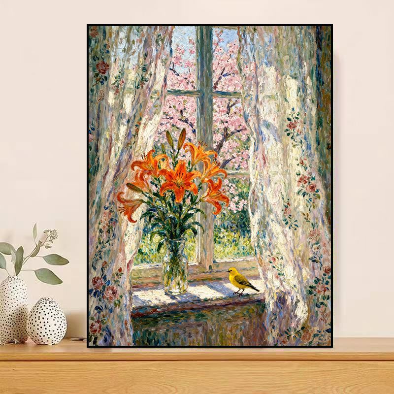 Vintage Floral Leinwand Druck Brehn