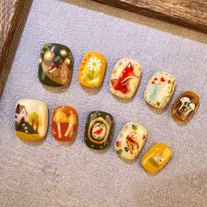 Verspieltes Künstlerisches Nagelkunst Design Set Brehn
