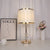 Moderne Kristall-Akzent-Tischlampe