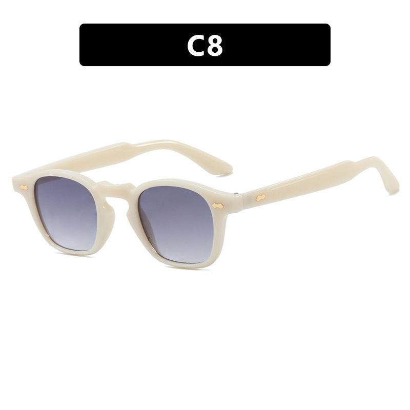 Damen geometrische Sonnenbrille mit schützendem UV-Filter und zeitgemäßem Design Brehn