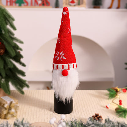 Dekorative Weihnachtsmann-Flaschenwärmer Brehn